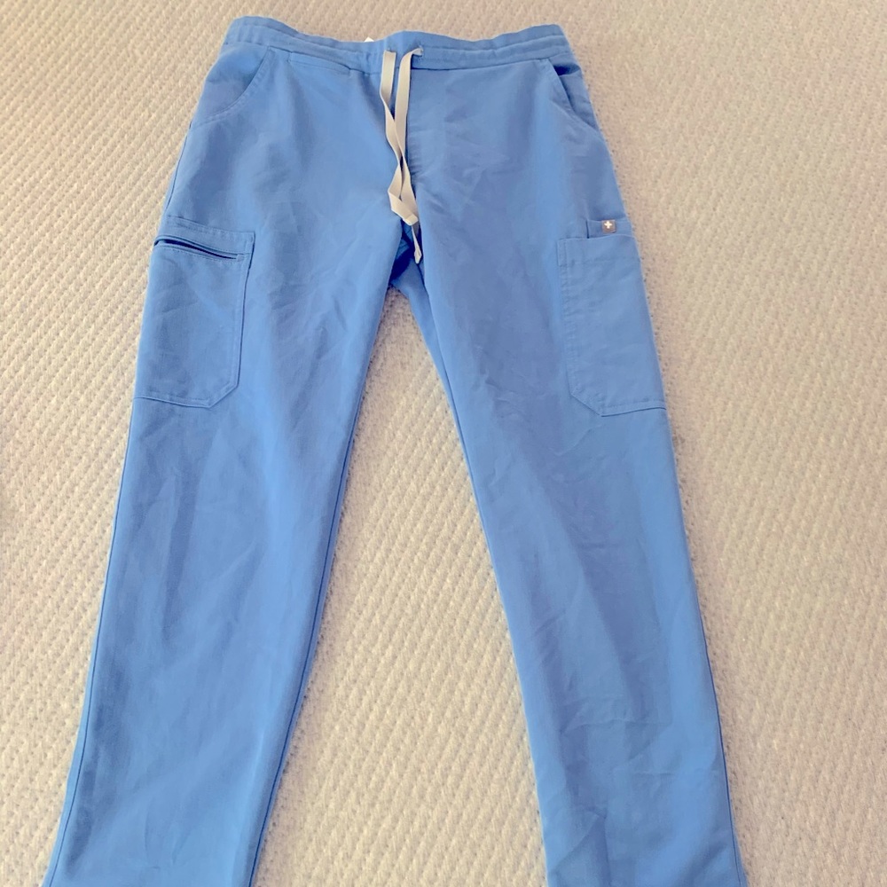 Figs ceil blue scrubs!